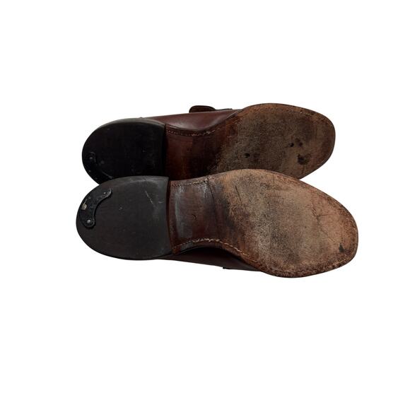 Allen Edmonds Leather Loafers Brown Slip On Dress Shoes 10.5 D USA main image 4